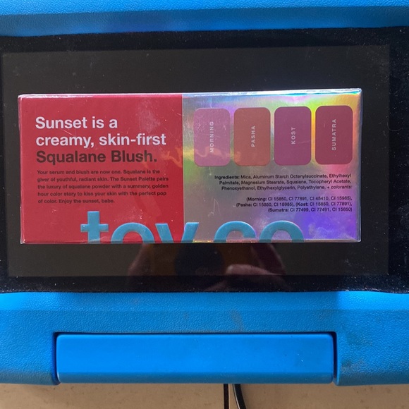 NiP Blush Palette ( toyfactory ) Sunset 4 High-Payoff Shades/built-in Mirror - Picture 1 of 8